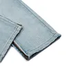 Abbigliamento Jeans Uomo Donna Magliette Pantera Stampa Distrutta Pantaloni skinny da motociclista dritti in denim da uomo