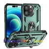 Magnetic Phone Cases For iPhone 14 13 Pro Max Military Grade Shockproof Case with Magnetic Car Mount Holder