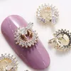 10 unids / lote Aleación 3D Aleación de uñas Zircon Metal Rhinestones Manicura Nails Accesorios Suministros Profesionales Decoraciones Encantos Y47-8