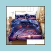 Lejon fisk katt sängkläder uppsättning djur mönster lyxig 3d tryck sängkläder modern konst mikrofiberduven er sätter 2/3 bit singel dubbel storlek ers för