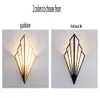 Led wall lamp corridor stair lamps European bedroom Hotel bedside creative indoor fan wall hanging light AC110-220V