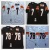 NCAA College 75th Vintage Football 40 Pat Tillman Jersey Bictited 19 Johnny Jerseys Unitas Shirt Black White Blue Red