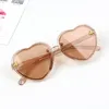 Children's Sunglasses Light Colour Gradual Love Heart Lens Plated Gold Little Bee Baby Girls Sunglass 4 6sl E3