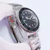 U1 Mens Watch Mad Ceramic Bezel Modified Sapphire 2813 حركة تلقائية الوجه الأسود 904L حزام الصلب المتزلج على Wristwatches3099099