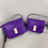 Bolsas de noite Mulheres Designer de luxo Cloud Tote Bag 2022 Fashion Ladies Ladies ombro roxo Bolsa de couro genuíno