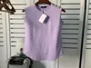 2022 New Women's Tanks Sleeveless Bronzing Letter Camis Gold Buckle Vest Arc Hem Designer T-shirts Spring and Summer