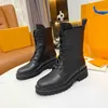 2022 Fashion Ladies Territory Flat Ranger Martin Boots Dames Fall Winter Platform Ankle Boots