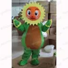 Halloween Sunflower Mascot Costume Caratteristica del carnatore Carnival Unisex Adulti Dimensioni della festa di compleanno di Natale Outfit Fancy