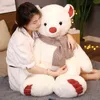 PC cm kawaii urso polar branco com cachecol brinquedo lindo travesseiro de abraço macio para amantes filhos do dia dos namorados j220704