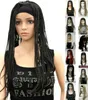 5 Colour Synthetic Long Straight Hand Made Braids 3/4 Half Full Wig Headband Women Wig