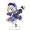 Anahtarlık Anime Genshin Etki Figürü Stand Standı Zhongli Hutao Karakter Akrilik Model Plaka Masa Dekor Dekor Dekans Fanları Mevcut Hediye Enek22