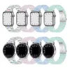 Luxury Three Bead Transparenta Armband Rems For Apple Watch Band 42mm 41mm 44mm 45mm 40mm 38mm Watchband IWatch Serise 7 SE 6 5 4 3 Armband Accessories