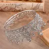 Luxe gouden kristallen bruiloft kronen zilveren prinses prom party queen bruids tiara quinceanera kroon haaraccessoires W220324