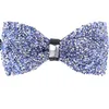 Kristal Rhinestone Erkekler Eğitli Tie Moda Kelebek İş Düğün Bow Tie Şeker Düz Renkli Erkek Erkek Bowknot Bowtie