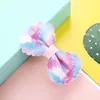 Mooie kleurrijke haarclips voor meisjes handgemaakte boog haarspelden kinderen haargrip baby haaraccessoires kinderdag cadeau 0 96xt d3