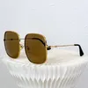 Dernières lunettes de soleil de mode hommes designer femmes lunettes de soleil cadre carré nuances miroir personnalité d'impression net rouge tir de rue coup237k