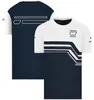 F1 Formula One Team Crew Neck Shirt 2022 Summer Racing T-Shirt نفس التخصيص