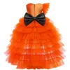 Occasions spéciales Pumpkin Lantern Cosplay Dress Halloween Girls Suit Childre