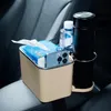 Organisateur de voiture universel accoudoir boîte de rangement tasse d'eau serviettes en papier téléphones haute capacité multifonctionnel BoxsCar