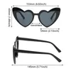 Óculos de sol em forma de coração para mulheres moda amor UV400 proteção EyewearSunglasses298H