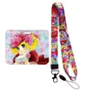 Kartenhalter Cartoon Horizontal Design Halter und Lanyard Zusammenfassung Link 5#Karte