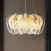 Américain Cristal Glands Pendentif Lampes LED Chrome Doré Pendentif Lumières Luminaire Européen Luxueux Hôtel Restaurant Maison Salon Chambre Éclairage Intérieur