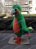 Performance Green Plush Parrot Mascot Costumes Carnival Hallowen presenter unisex vuxna fancy party spel outfit semester firande tecknad karaktär kläder