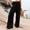 Women's Pants & Capris Elegant Women Wide Leg Straight 2022 Vintage Harajuku Solid Color Loose Sweatpants Female Chic Casual High Waist Trou