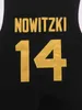 SJZL98＃14 Dirk Nowitzkiチームドイツドイツレトロクラシックバスケットボールジャージーメンズステッチカスタム番号と名前Jerseys