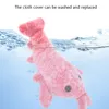 Électrique Mobile Chat Kickers Homard Jouet Réaliste Wiggle Crevettes En Peluche Jouets Interactifs pour Chats et Chiens Couverture Lavable 220423