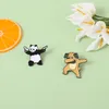 Pug Panda Enamel Pins Custom Funny Dance Brooches Lapel Badges Cute Cool Punk Animal Jewelry Gift for Kids Friends6087487