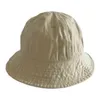 ソリッドコットン洗浄デニムバケツ帽子ユニセックスボブ折りたたみ漁師ワイドブリムキャップヒップホップゴロス男性女性パナマバケツキャップG220418