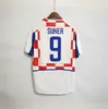 Modric 2024 voetballer fans versie Men Kids Kit 22 23 24 25 Mer Croatie Gvardiol Kovacic Suker Retro 1997 1998 2002 Croacia voetbalshirts Shirts vrouwen