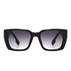 선글라스 패션 트렌드 빈티지 스퀘어 남성 여성 편지 B 브랜드 디자인 남성 숙녀 여름 해변 UV400 Sun Glasses De Sol Shades