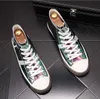 Luxury Brilliant Mens Platform Sneaker Designer Trainer Vit Kalvskinn Läder Suede Reflekterande Multicolor Laces Bröllop Pretty Shoes