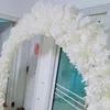 New Wedding Backdrop Decoration Site Layout Cherry Blossom Arch Door Artificial Flower With Shelf Set For Party Baby Shower Props