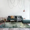 Mattor mode modern nordisk abstrakt minimalistisk akvarell målning grönt kök vardagsrum sovrum lounge mattor golv matcarpets