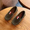Fashion Boys Shoes Kids Childrent Soft Flats Contiekers Casual Shoes для малыша Big Boy Classical Design British Allmatch Loafers 220805