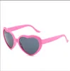 Großhandel Herz Sonnenbrille Frauen Nette Liebe Gläser Vintage Marke Designer Rosa Sonnenbrille Form für Party Brillen