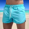 Summer Mens Swimwear Shorts Beachwear Sexy Swim Trunks Men Swimsuit Low Waist Breathable Beach Wear Surf 220611