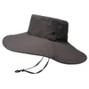 Berets grzbiet men sportowy wodoodporny poliestr podbródek sznur wojskowy Hat Hat Travel Sun Cap Style Fisherman Hats ZZ502berets Oliv