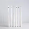 Candles 12pcs Yellow Flickering Remote LED Candles,Plastic Flameless Taper Candles,bougie For Dinner Party Decoration