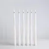 Candles 12pcs Yellow Flickering Remote LED Candles,Plastic Flameless Taper Candles,bougie For Dinner Party Decoration