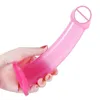 NXY Dildos Dongs Purple Dildo Wear Masturbation Device Sex Products Sug Cup For Women's Interest Anal Plug for Men's Backyard 220514