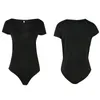 Dwuczęściowe spodnie kobiet seksowne romper bodysuit krótkie rękaw 2022 Summe solidne Jumpsuits Club Square Neck Shirt