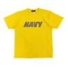 Sommer Junge Mode Marke Coole Tops 100% Baumwolle Casual Rundhals Reflektierende Navy Grafik T-Shirt Lose Mit Boden Hemd Mann