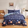 USA: s Storbritanniens storlek tryckt lysande serie Quilt Cover Pillow Case Bäddsuppsättning