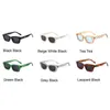 Vintage Green Rectangle Sunglasses Luxury Small Frame Sun Glass for Men Metal Hinges Trendy Female Eyewear Uv400 Gafas 220611