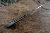 Twosun bolso dobrável facas D2 lâmina de aço titânio punho flipper rápido acampamento de acampamento esportes ts388
