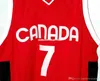 STEVE NASH #7 TEAM CANADA BASKETBALLJERSEY NEU ROT weiß – JEDE GRÖSSE Alle Namen und Nummern sind aufgenäht. Retro Throwbacks